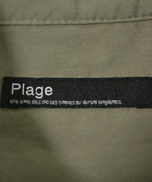 Plage（プラージュ）カジュアルシャツ カーキ サイズ:F レディース/2200653951102