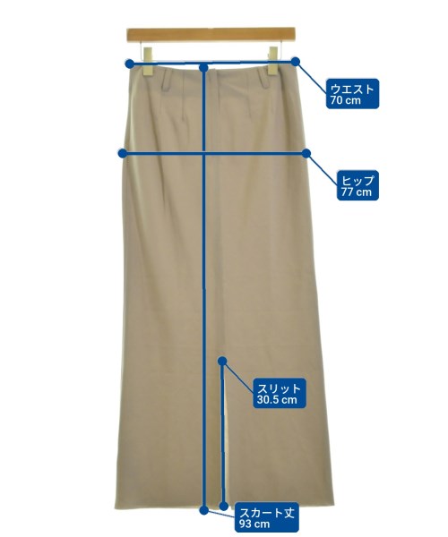 Plage（プラージュ）ロング・マキシ丈スカート ベージュ サイズ:38(M位) レディース/2200653951133