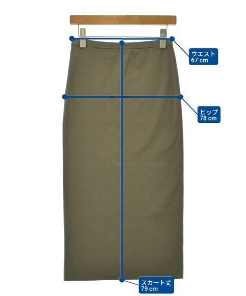 Plage（プラージュ）ロング・マキシ丈スカート カーキ サイズ:36(S位) レディース/2200656430031