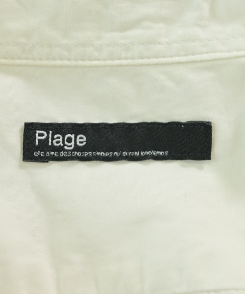 Plage（プラージュ）カジュアルシャツ 白 サイズ:F レディース/2200706998061