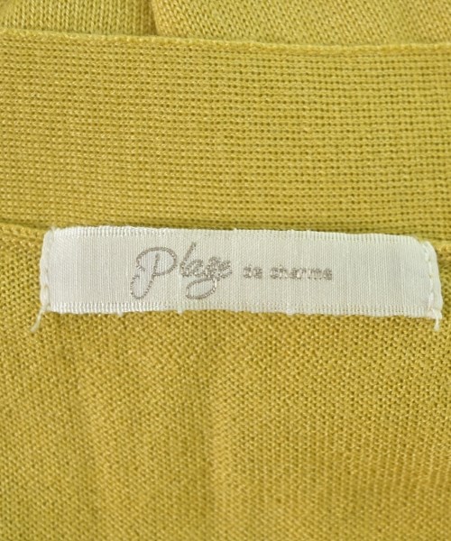 Plage（プラージュ）カーディガン 黄 サイズ:F レディース/2200714925028