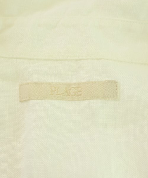 Plage（プラージュ）カジュアルシャツ 白 サイズ:F レディース/2200717109081