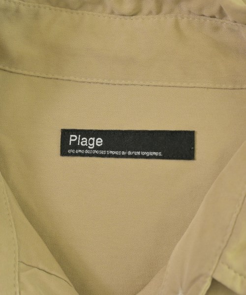 Plage（プラージュ）ブラウス ベージュ サイズ:-(L位) レディース/2200713923049