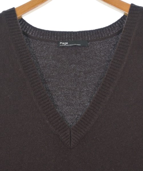 Plage（プラージュ）ベスト 茶 サイズ:-(M位) レディース/2200636454033