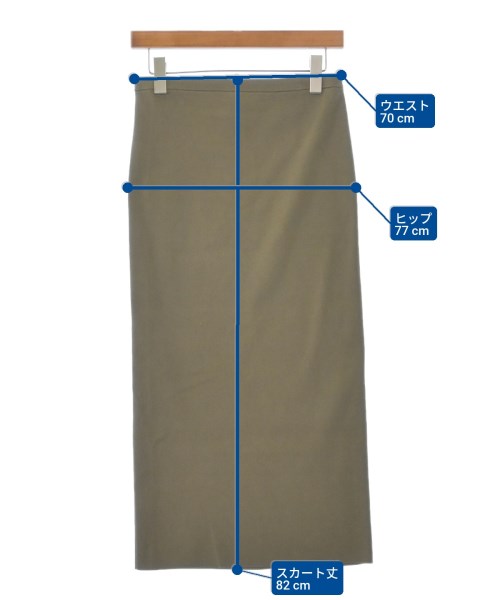 Plage（プラージュ）ロング・マキシ丈スカート カーキ サイズ:38(M位) レディース/2200645147100