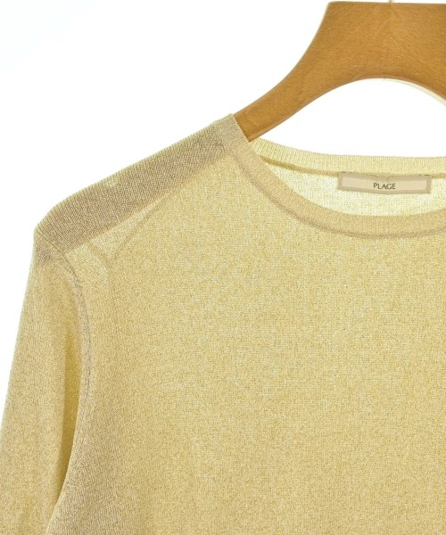 Plage（プラージュ）ニット・セーター ゴールド サイズ:F レディース/2200646540115