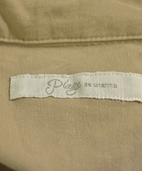 Plage（プラージュ）カジュアルシャツ ベージュ サイズ:F レディース/2200640624057