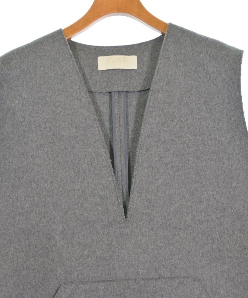 Plage（プラージュ）ベスト グレー サイズ:F レディース/2200641658020