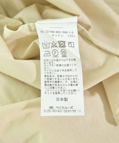 Plage（プラージュ）カジュアルシャツ ベージュ サイズ:F レディース/2200646763040