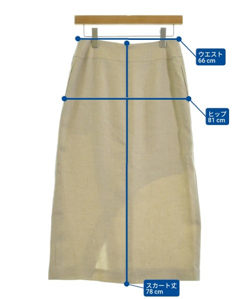 Plage（プラージュ）ロング・マキシ丈スカート ベージュ サイズ:38(M位) レディース/2200653187037