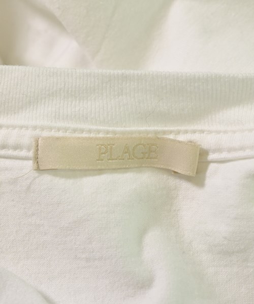 Plage（プラージュ）Tシャツ・カットソー 白 サイズ:F レディース/2200648154259