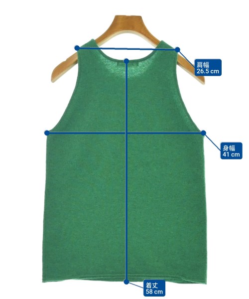 Plage（プラージュ）ベスト 緑 サイズ:-(S位) レディース/2200648337096