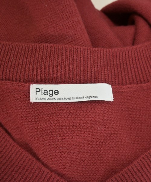 Plage（プラージュ）ニット・セーター 赤 サイズ:F レディース/2200706833010