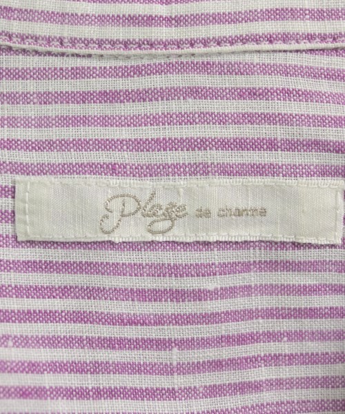 Plage（プラージュ）シャツワンピース 紫 サイズ:38(M位) レディース/2200705124409