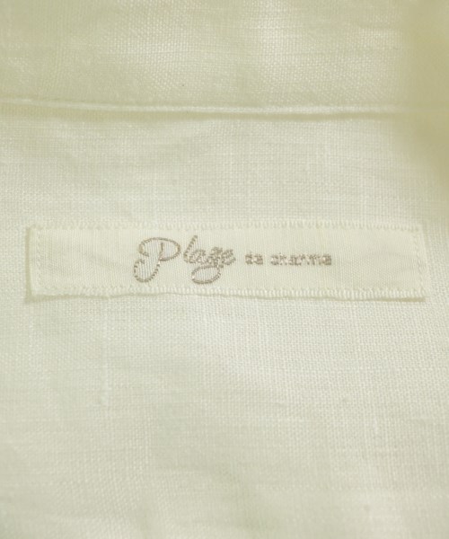 Plage（プラージュ）カジュアルシャツ 白 サイズ:F レディース/2200707550060