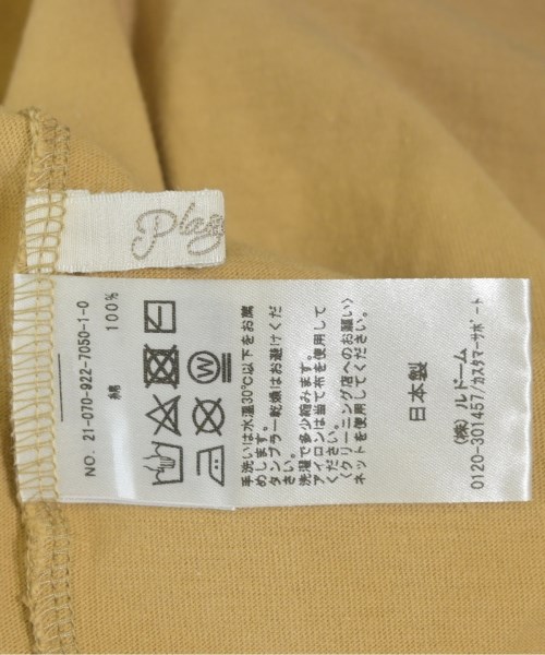 Plage（プラージュ）Tシャツ・カットソー ベージュ サイズ:F レディース/2200708631041
