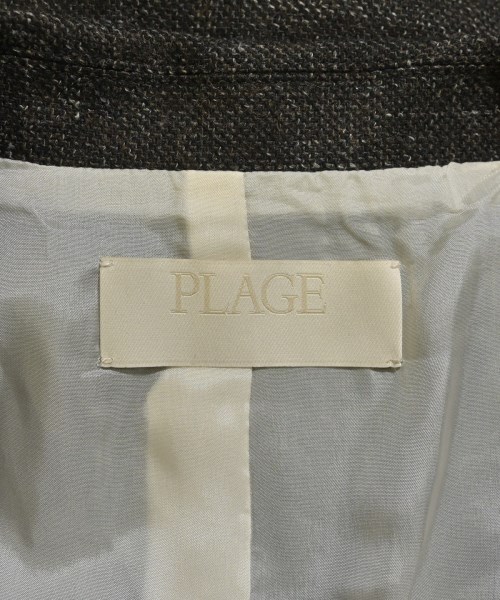 Plage（プラージュ）テーラードジャケット 茶 サイズ:38(M位) レディース/2200662113027