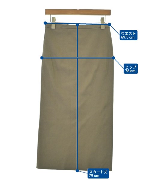 Plage（プラージュ）ロング・マキシ丈スカート カーキ サイズ:38(M位) レディース/2200662131151