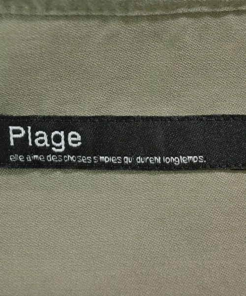 Plage（プラージュ）カジュアルシャツ カーキ サイズ:F レディース/2200661500040