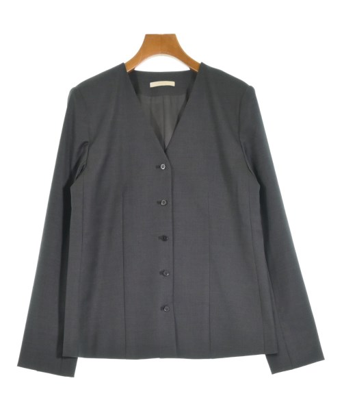 Plage(プラージュ)ノーカラージャケット グレー サイズ:38(M位)/2200662898016