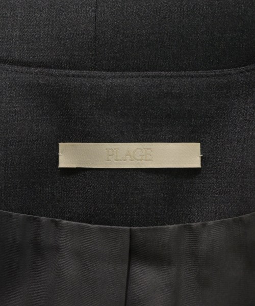 Plage（プラージュ）ノーカラージャケット グレー サイズ:38(M位) レディース/2200662898016