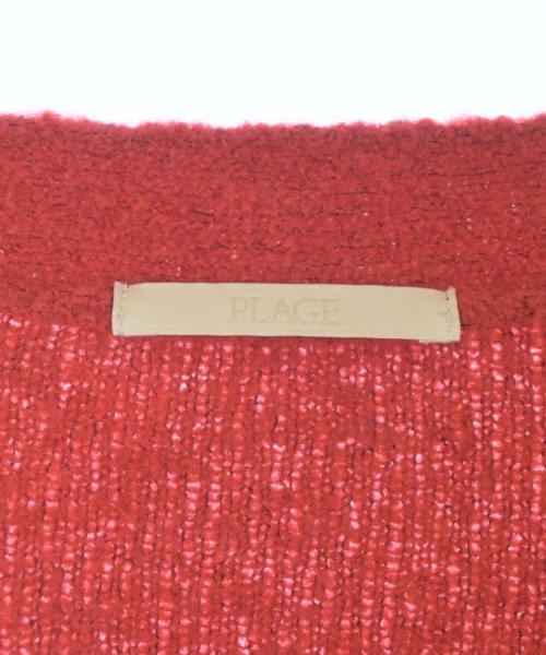Plage（プラージュ）カーディガン 赤 サイズ:-(M位) レディース/2200665907029