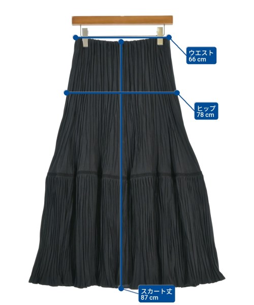 Plage（プラージュ）ロング・マキシ丈スカート 黒 サイズ:38(M位) レディース/2200663813209