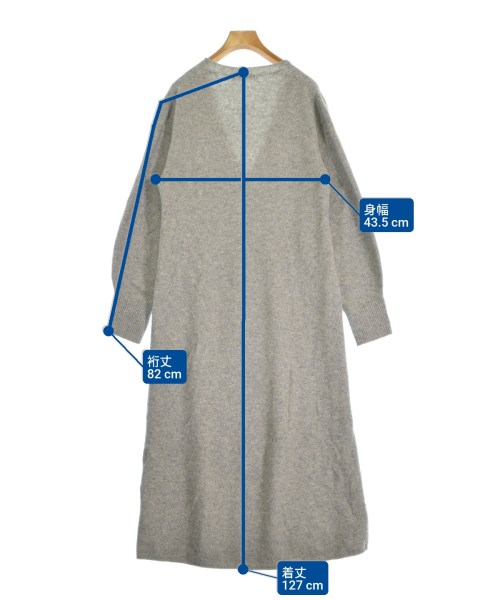 Plage（プラージュ）ワンピース グレー サイズ:38(M位) レディース/2200666094049