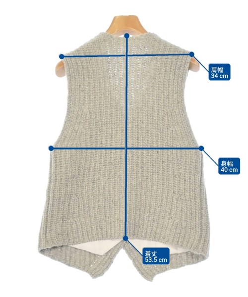 Plage（プラージュ）ベスト グレー サイズ:-(M位) レディース/2200666094070