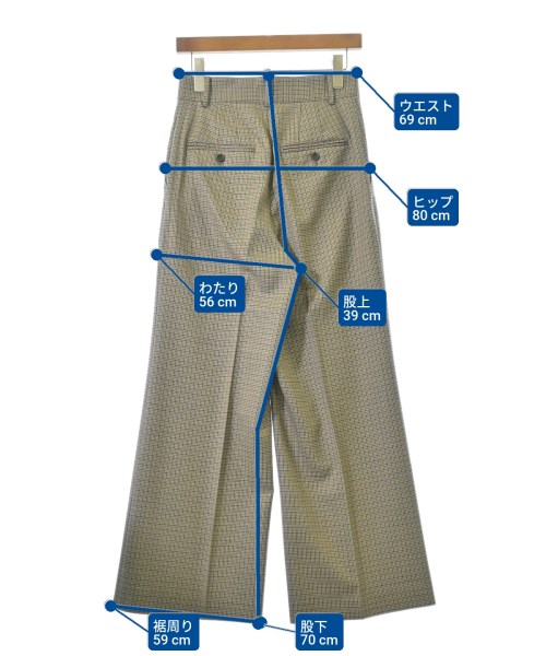 Plage（プラージュ）スラックス 茶 サイズ:36(S位) レディース/2200667669222