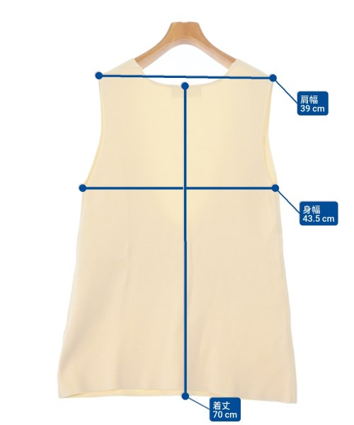 Plage（プラージュ）ベスト 白 サイズ:F レディース/2200671077044