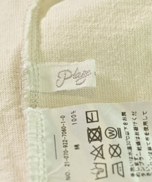 Plage（プラージュ）Tシャツ・カットソー 白 サイズ:F レディース/2200724329106