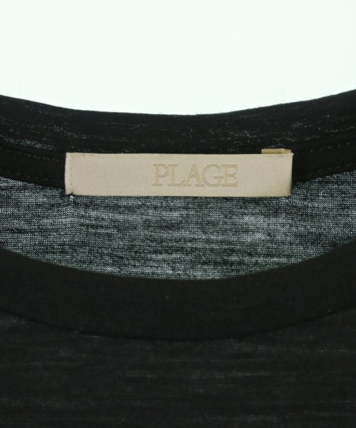 Plage（プラージュ）Tシャツ・カットソー 黒 サイズ:F レディース/2200726636110