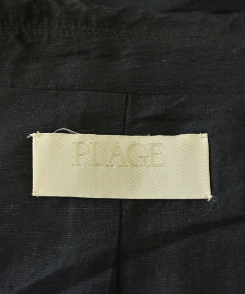 Plage（プラージュ）ジャケット 黒 サイズ:38(M位) レディース/2200722055045