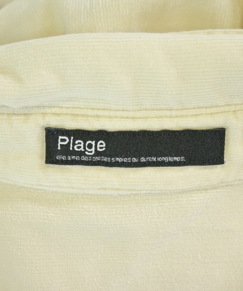 Plage（プラージュ）カジュアルシャツ 白 サイズ:F レディース/2200721286020