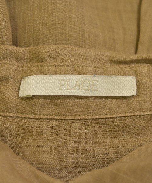Plage（プラージュ）カジュアルシャツ 茶 サイズ:F レディース/2200720462111