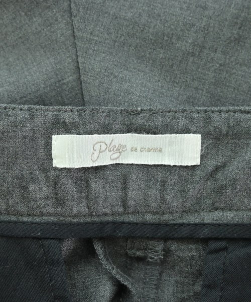 Plage（プラージュ）スラックス グレー サイズ:34(XS位) レディース/2200687391011