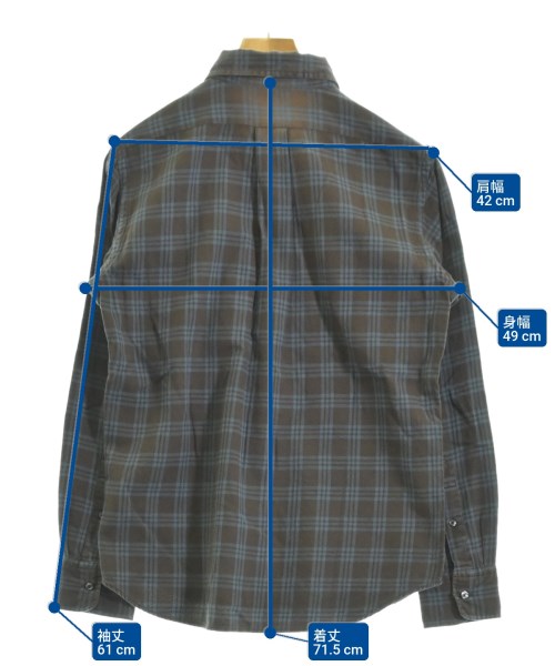 KATO（カトー）カジュアルシャツ 茶 サイズ:M メンズ/2200655696124