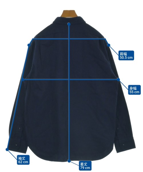 KATO（カトー）カジュアルシャツ 紺 サイズ:XL メンズ/2200651370073