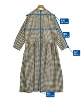 GRANDMA MAMA DAUGHTER（グランマママドーター）ワンピース 茶 サイズ:1(S位) レディース/2200631318255