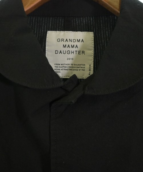 GRANDMA MAMA DAUGHTER（グランマママドーター）カジュアルジャケット 黒 サイズ:1(S位) レディース/2200631318262