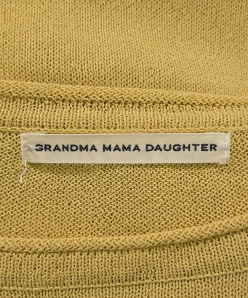 GRANDMA MAMA DAUGHTER（グランマママドーター）ニット・セーター 黄 サイズ:1(S位) レディース/2200620071024