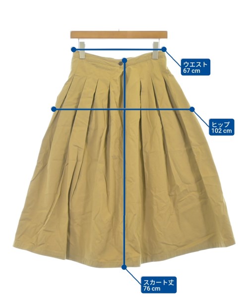 GRANDMA MAMA DAUGHTER（グランマママドーター）ロング・マキシ丈スカート ベージュ サイズ:1(S位) レディース/2200673706133