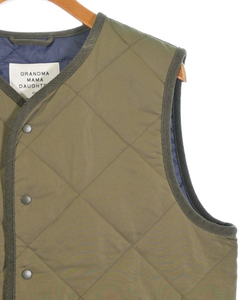 GRANDMA MAMA DAUGHTER（グランマママドーター）ダウンジャケット/ダウンベスト カーキ サイズ:2(M位) レディース/2200678068090