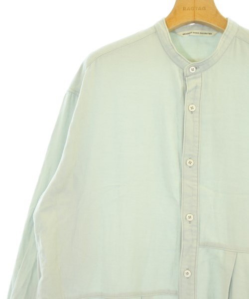 GRANDMA MAMA DAUGHTER（グランマママドーター）シャツワンピース 緑 サイズ:1(S位) レディース/2200635996039