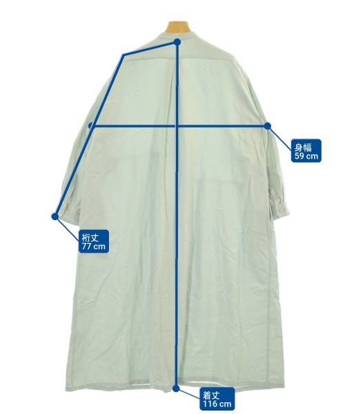 GRANDMA MAMA DAUGHTER（グランマママドーター）シャツワンピース 緑 サイズ:1(S位) レディース/2200635996039