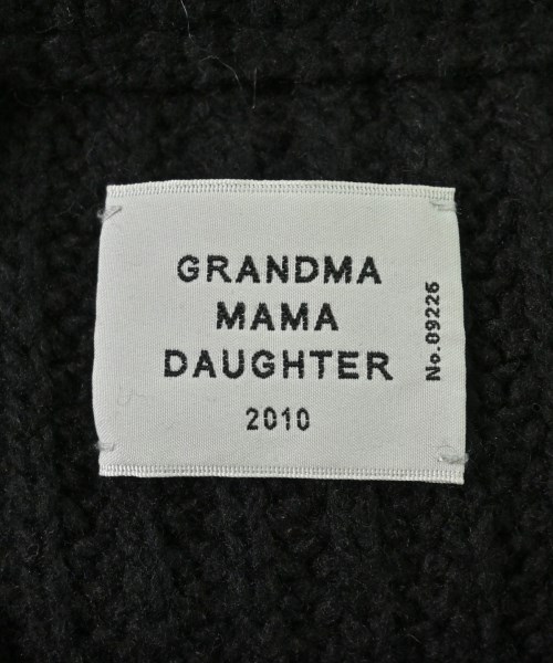 GRANDMA MAMA DAUGHTER（グランマママドーター）ニット・セーター 黒 サイズ:1(S位) レディース/2200705055093