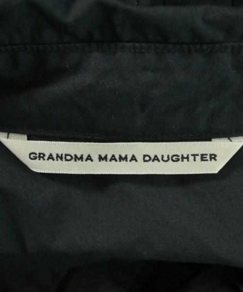 GRANDMA MAMA DAUGHTER（グランマママドーター）シャツワンピース 黒 サイズ:1(S位) レディース/2200706456028