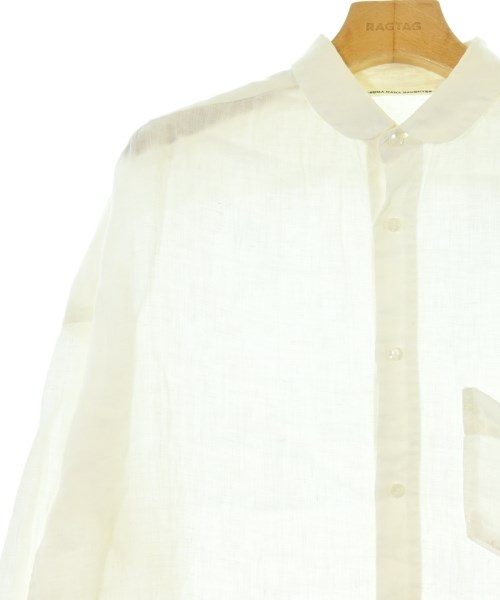 GRANDMA MAMA DAUGHTER（グランマママドーター）カジュアルシャツ 白 サイズ:0(XS位) レディース/2200662779124