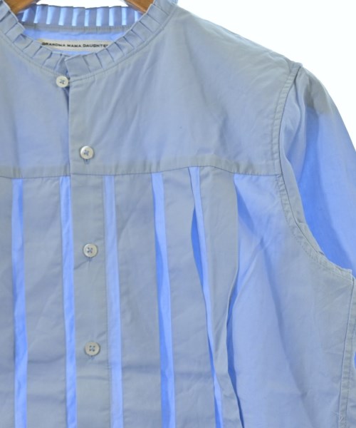 GRANDMA MAMA DAUGHTER（グランマママドーター）カジュアルシャツ 青 サイズ:0(XS位) レディース/2200662910077